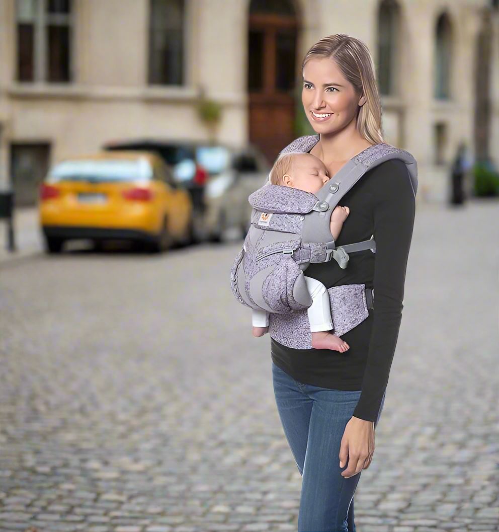 Porte Bébé - BreathBabyBag™ - Mauve Lavande - Accessoire de Bebe