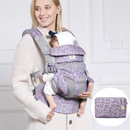 Porte Bébé - BreathBabyBag™ - Mauve Lavande - Accessoire de Bebe