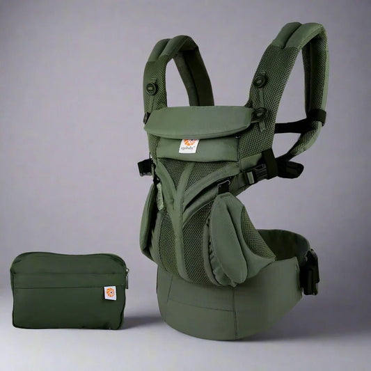 Porte Bébé - BreathBabyBag™ - Vert Olive - Accessoire de Bebe