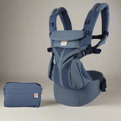 Porte Bébé - BreathBabyBag™ - Bleu Marine - Accessoire de Bebe