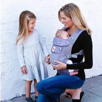 Porte Bébé - BreathBabyBag™ - Mauve Lavande - Accessoire de Bebe