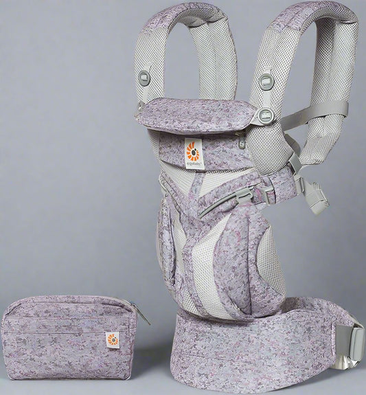Porte Bébé - BreathBabyBag™ - Mauve Lavande - Accessoire de Bebe