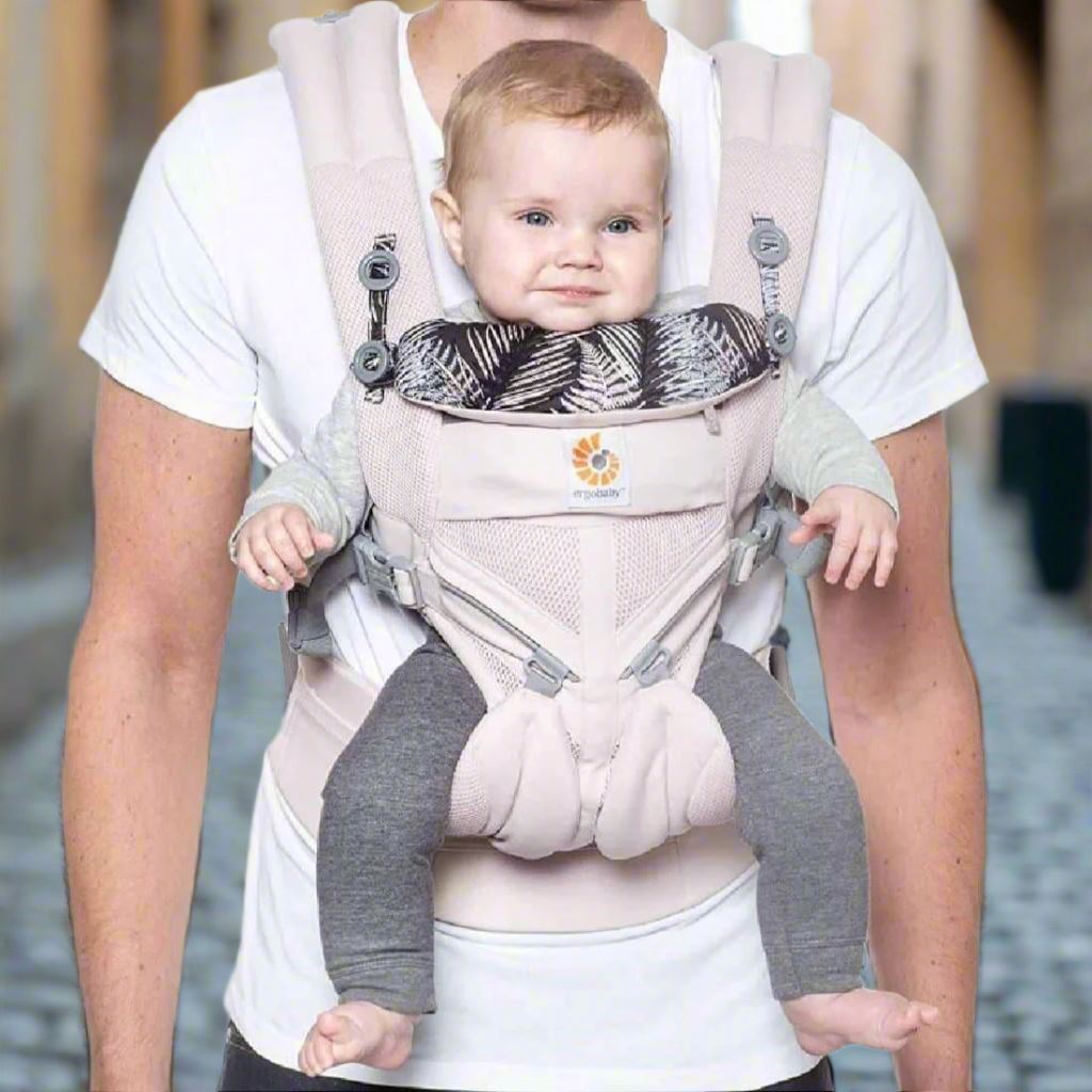 Porte Bébé - BreathBabyBag™ - Rose Maille - Accessoire de Bebe