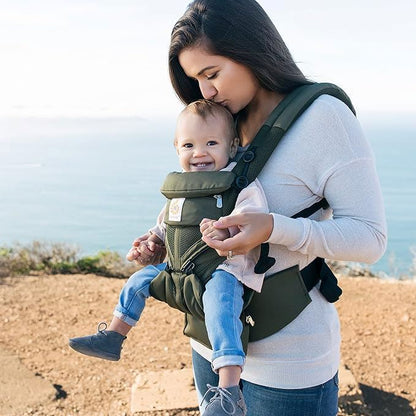 Porte Bébé - BreathBabyBag™ - Vert Olive - Accessoire de Bebe