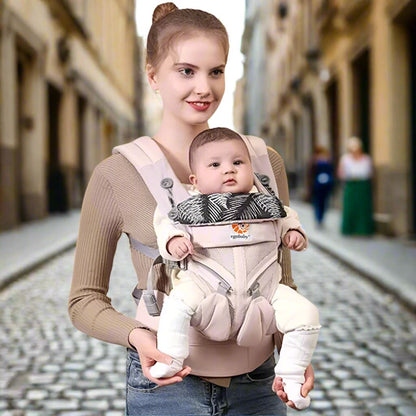 Porte Bébé - BreathBabyBag™ - Rose Maille - Accessoire de Bebe